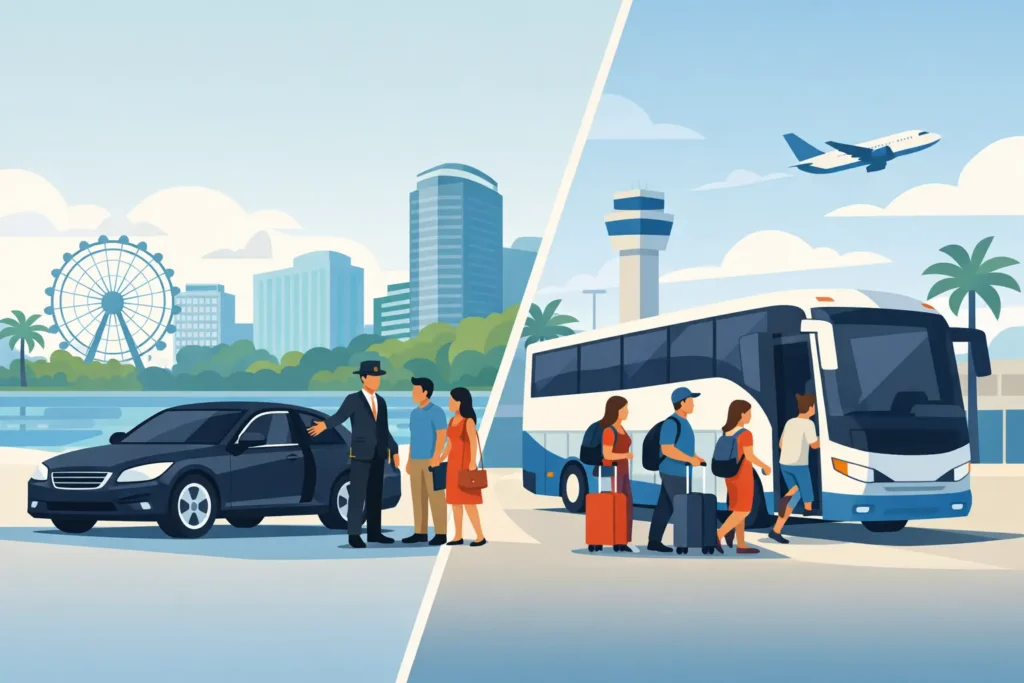 Private Transfer Versus Shuttle in Orlando