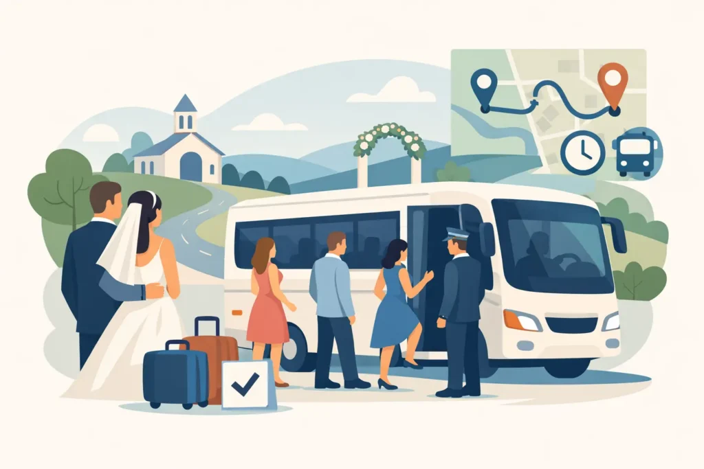 Wedding Guest Shuttle Planning That Works